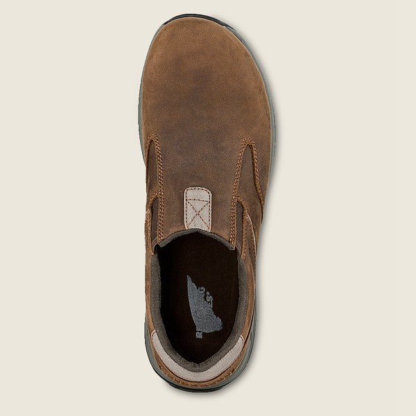 Red Wing Mens Comfortpro - Safety Toe - Slip-on Brown - 7304AFZPS